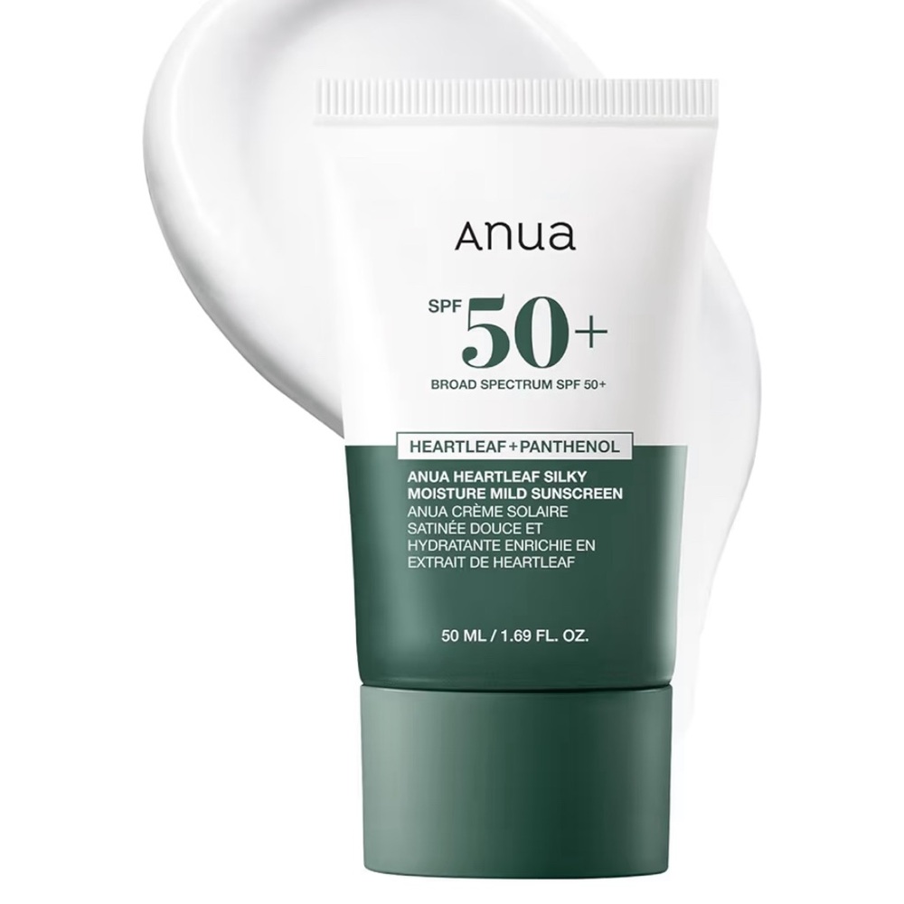 Anua Heartleaf Silky Moisture Mild Sunscreen